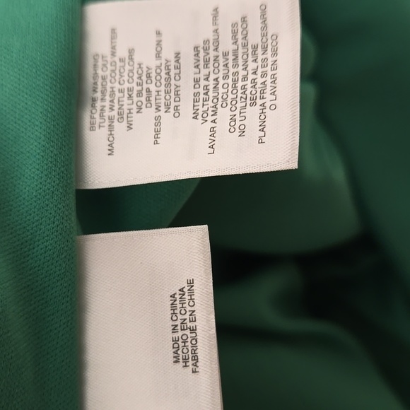 Anne Klein Clover Green Dress - Picture 7 of 9